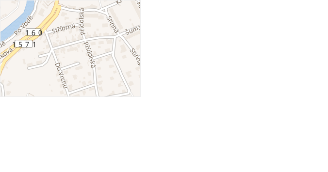 Pod Vyhlídkou v obci Český Krumlov - mapa ulice