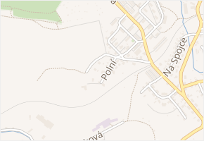 Polní v obci Český Krumlov - mapa ulice