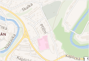 Příční v obci Český Krumlov - mapa ulice