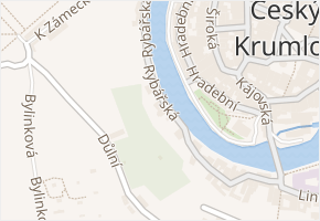 Rybářská v obci Český Krumlov - mapa ulice
