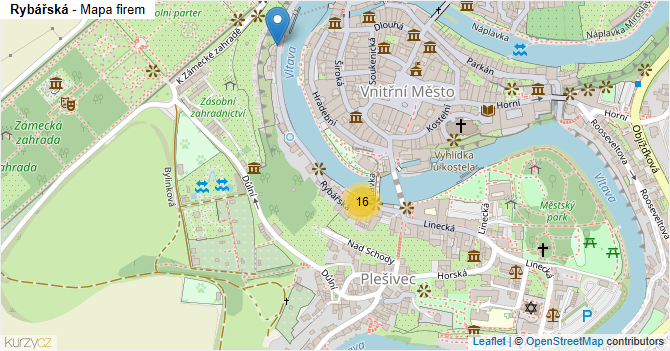 Rybářská - mapa firem