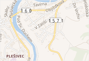 Slupenecká v obci Český Krumlov - mapa ulice