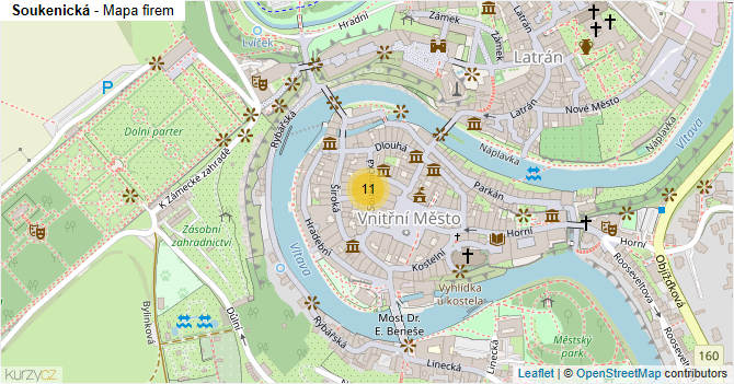 Soukenická - mapa firem