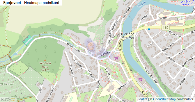 Spojovací - mapa podnikání