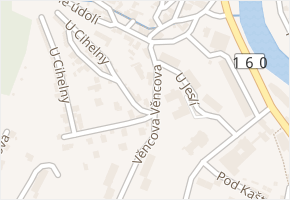 Věncova v obci Český Krumlov - mapa ulice