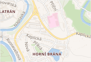 Za Tiskárnou v obci Český Krumlov - mapa ulice
