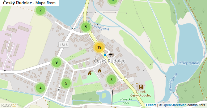 Český Rudolec - mapa firem