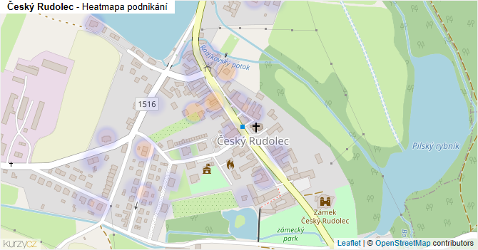 Český Rudolec - mapa podnikání