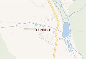 Lipnice v obci Český Rudolec - mapa části obce