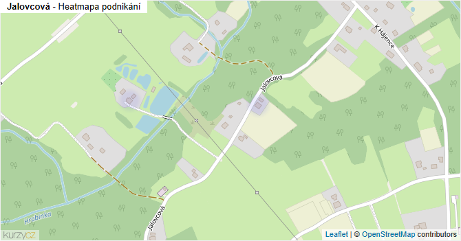 Jalovcová - mapa podnikání