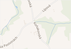 Koňakovská v obci Český Těšín - mapa ulice