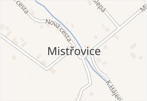 Mistřovice v obci Český Těšín - mapa části obce