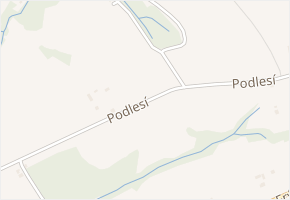 Podlesí v obci Český Těšín - mapa ulice