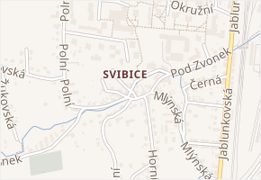 Příkopa v obci Český Těšín - mapa ulice