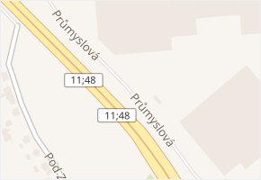 Průmyslová v obci Český Těšín - mapa ulice