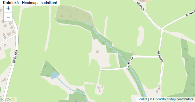 Rolnická - mapa podnikání