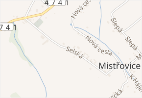 Selská v obci Český Těšín - mapa ulice