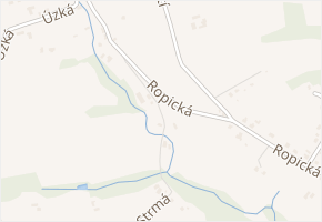 Strmá v obci Český Těšín - mapa ulice