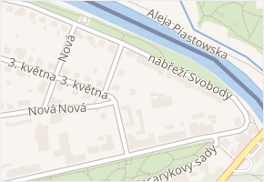 Třanovského v obci Český Těšín - mapa ulice