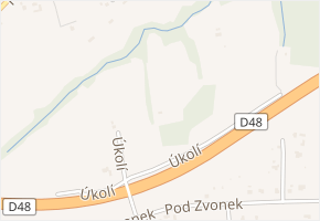 Úkolí v obci Český Těšín - mapa ulice