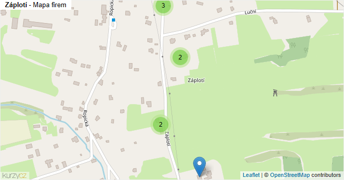 Záplotí - mapa firem