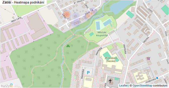 Zátiší - mapa podnikání