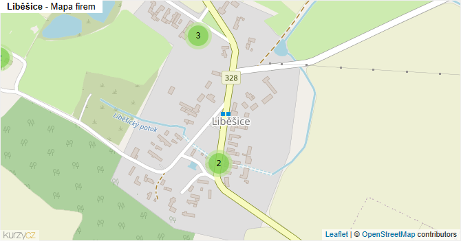 Liběšice - mapa firem