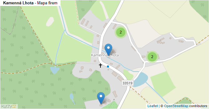 Kamenná Lhota - mapa firem