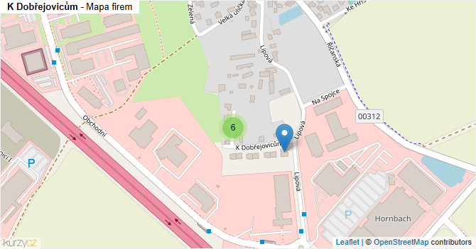 K Dobřejovicům - mapa firem