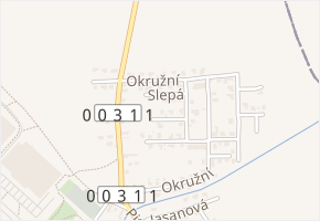Krátká v obci Čestlice - mapa ulice