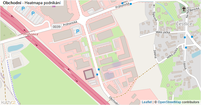 Obchodní - mapa podnikání