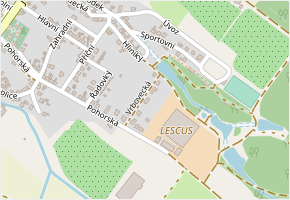 Vrbovecká v obci Cetkovice - mapa ulice