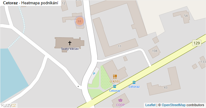 Cetoraz - mapa podnikání