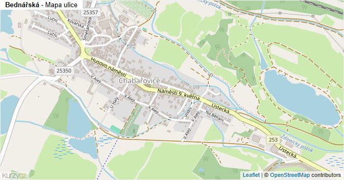 Bednářská - mapa ulice
