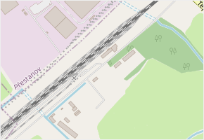 Průmyslová v obci Chabařovice - mapa ulice