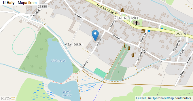 U Haly - mapa firem