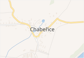 Chabeřice v obci Chabeřice - mapa části obce