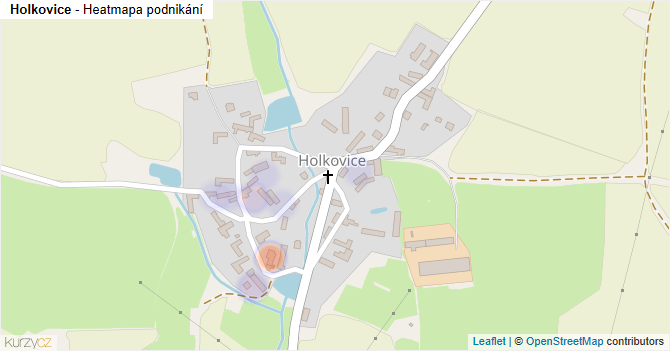 Holkovice - mapa podnikání