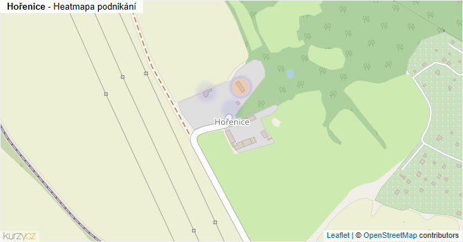 Hořenice - mapa podnikání