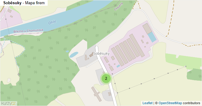 Soběsuky - mapa firem