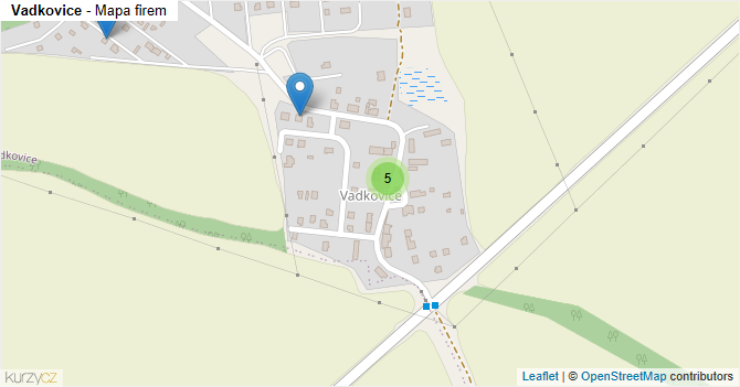 Vadkovice - mapa firem