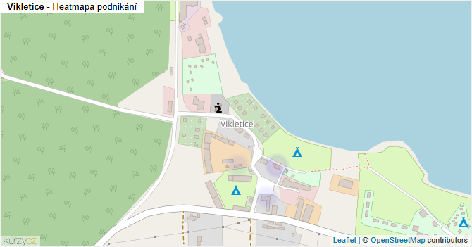 Vikletice - mapa podnikání