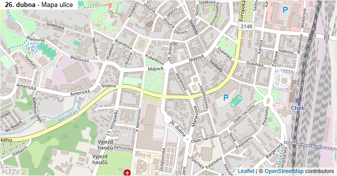 26. dubna - mapa ulice