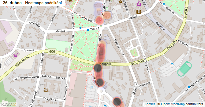 26. dubna - mapa podnikání