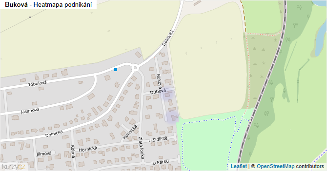 Buková - mapa podnikání