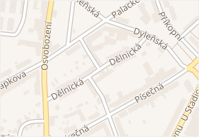 Dělnická v obci Cheb - mapa ulice