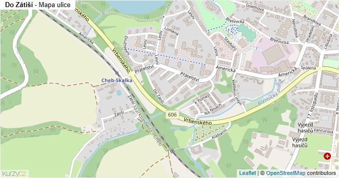 Do Zátiší - mapa ulice