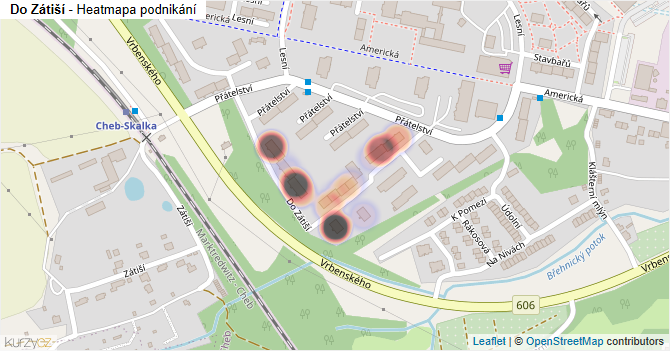 Do Zátiší - mapa podnikání