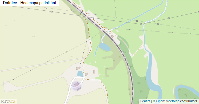 Dolnice - mapa podnikání