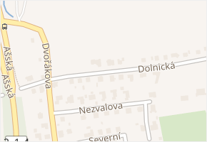 Dolnická v obci Cheb - mapa ulice